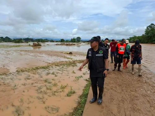 Nan Floods Begin to Recede; Preliminary Agricultural Damage 14,963 Rai; Expediting Relief Survey and Monitoring Heavy Rainfall