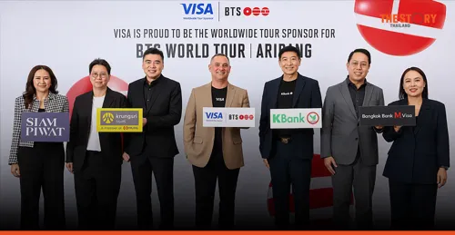 Visa partners with 4 financial and retail partners to launch BTS IN BANGKOK concert card campaign