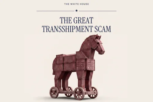 US White House Report: Thailand Ranked Tier 2 in 'Great Transshipment Scam' with Deep China Links