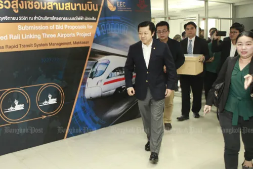 No easy way out of three-airport rail deal, says Anutin