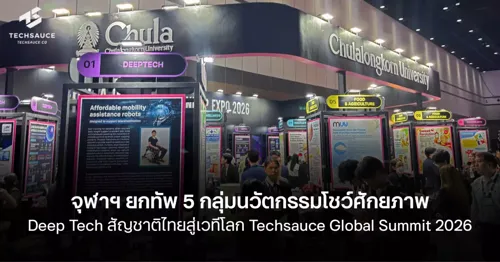Chulalongkorn University Deploys 5 Innovation Groups to Showcase Thai Deep Tech Potential at Techsauce Global Summit 2026