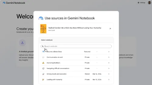 Gemini Notebook Adds Feature to Import eBooks Purchased from Google Play Books