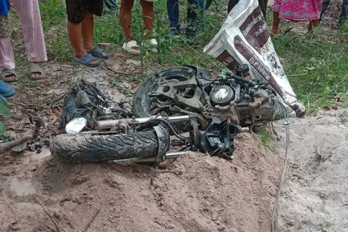 Missing Russian siblings' motorcycle found buried