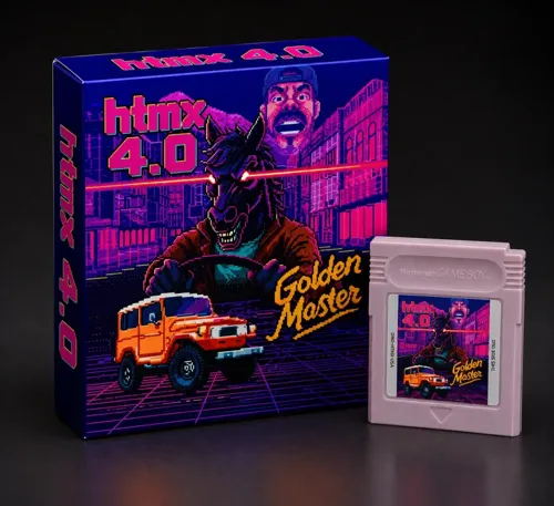 HTMX JavaScript Library Releases Game Boy Color Edition to Celebrate Version 4.0