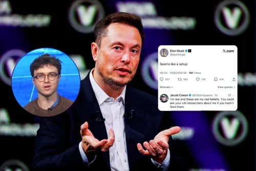 Elon Musk Mocks Former Researcher Over AI Existential Risk Claims; Social Media Divided