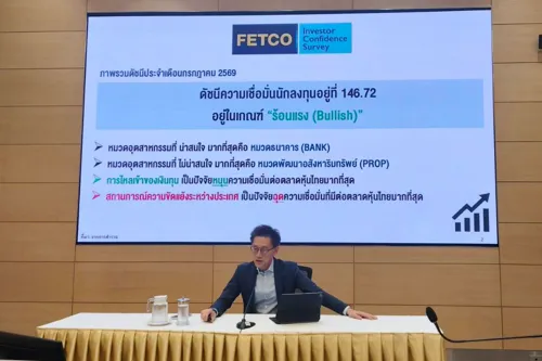 FETCO: All Investor Groups View Thai Stock Market as 'Overheated'—Banking Sector Stands Out