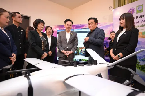 Chiang Mai University Launches V-TOL Drone to Combat Northern Thailand's PM 2.5 and Wildfire Crisis