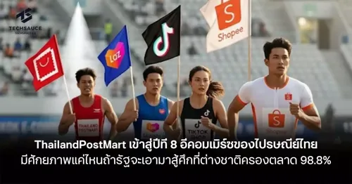 ThailandPostMart Enters Year 8: Can Thailand's Postal Service E-Commerce Platform Compete in a Market 98.8% Dominated by Foreign Players?