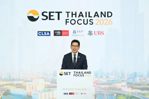 Deputy PM Ekniti Reveals Vision: Thailand Aims to Boost Investment to 30% of GDP, Push New Economy Companies to Stock Market