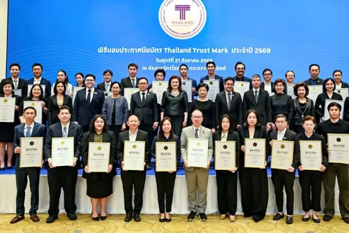 DITP Honours 22 Thai Entrepreneurs with T Mark Certification Guaranteeing International Standards