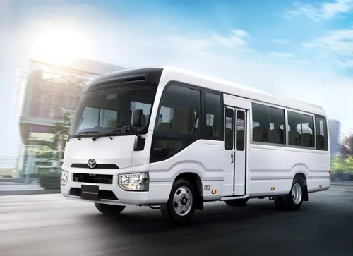 New Toyota Coaster 21-Seater Minibus Launched at 2.175 Million Baht