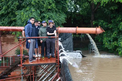 Deputy PM Ekniti Orders Chao Phraya Dam Spillway Management: Divert Water Sideways, Utilize Flood Plains Appropriately
