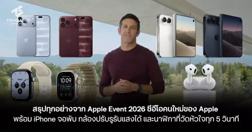 Apple Event 2026 Summary: New CEO, iPhone Duo Foldable, Variable Aperture Camera, and Heart-Rate Monitoring Watch
