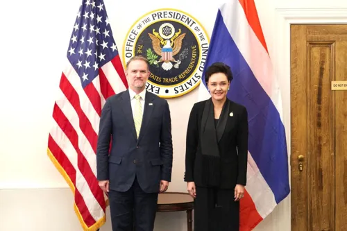 Deputy PM Suphajee Meets USTR to Accelerate Thailand-US Trade Deal; US Assures Fair Tariff Rates