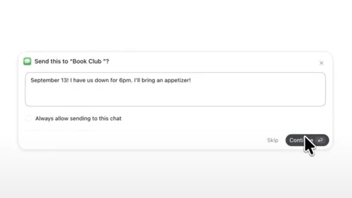 ChatGPT on Mac now supports reading and sending Apple Messages
